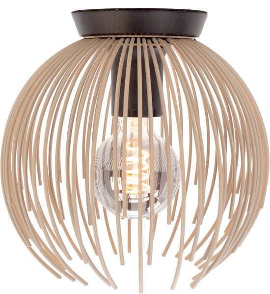 Eglo Venezuela-A Plafondlamp - E27 - Ø 23.5 cm - Zandkleur