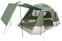 vidaXL Tunneltent 8-persoons Groen Polyester