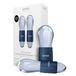 GESKE SmartAppGuided™ Cool & Warm Duo Eye Massager | 7 in 1 | Stimulateur double gain de temps | Pour les yeux et le visage | Refroidissement et chauffage sans batterie | Raffermit, détend et dégonfle