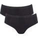 sloggi Women's GO Sense Hipster 2P slips, zwart, S