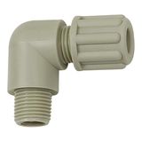 RIEGLER Hoekschroefverbinding, G 1/2 a., voor slang 9/12 mm, werkdruk max. 10 bar (20 °C) / max. 2,5 bar (90 °C), PP