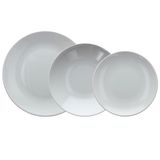 Tognana Natural Love Tafelservies, 18-delig voor 6 personen, aardewerk, grijs