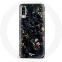 Manicase Hoesje voor Samsung Galaxy A50 Vikings Teaser Seizoen 6 Poster Karakters Art