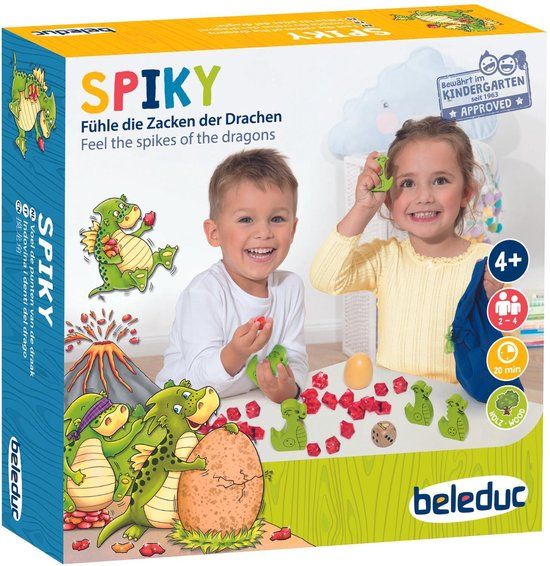 Beleduc Spiky Educatief spel Nederlands 2-4 spelers Hout Groen Rood