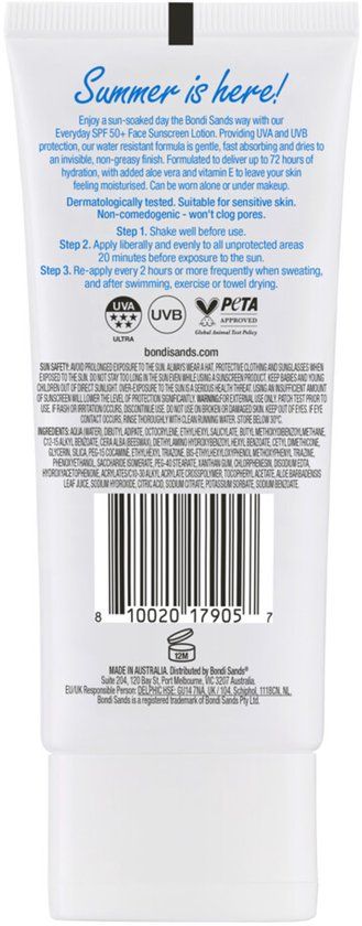 Bondi Sands Everyday SPF50+ Face Lotion - 75 ml