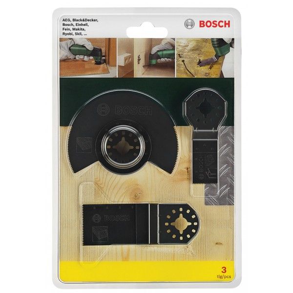 Bosch 2607017323 Multitoolhulpstukken - 3 stuks