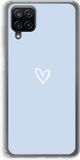 Case Company® - Samsung Galaxy A12 Case - Small Heart Blue - Soft Cover