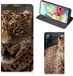 B2Ctelecom Book Cover for Samsung Galaxy A71 - Leopard Print - B2Ctelecom
