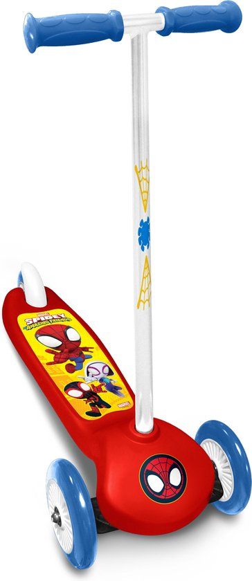 Stamp Marvel Spidey 3-wiel Kinderstep Voetrem Junior Rood/blauw