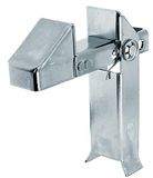 GAH Alberts Alberts 137502 poortvastzetter | om in beton te gieten, met veer | elektrolytisch blauw verzinkt | hoogte 200 mm