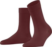 FALKE Cotton Touch eenkleurig katoen sokken dames bruin - maat 39-42
