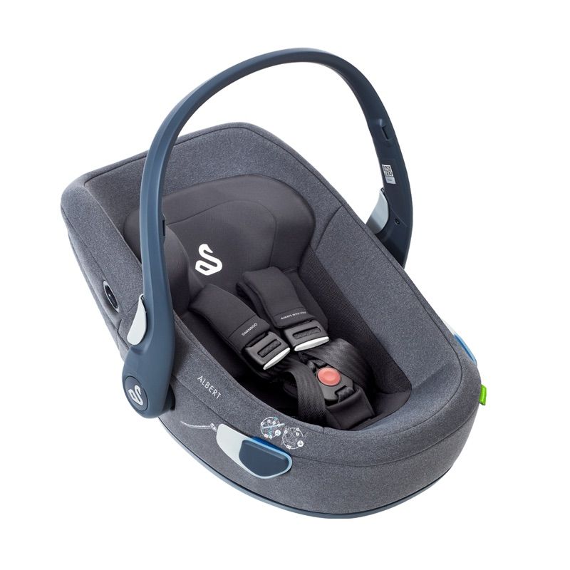 Swandoo Albert i-Size Sesame Grijs 0-13kg Autostoel | 40-85cm