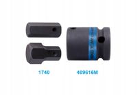 King Tony 174017H 6-pins schokdemper, 3/4 inch, 17 mm