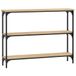 VidaXL Wandtafel Sonoma Eiken 100x22,5x75 cm