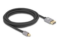 DeLOCK 81093 Mini DisplayPort naar DisplayPort kabel 3m Grijs