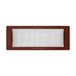 MouseMesh Ongediertebestrijding muis gaas Air Brick Vent Cover, vlamvertragend ABS frame 105mm x 255mm x 13mm, Bruin, 95mm x 245mm