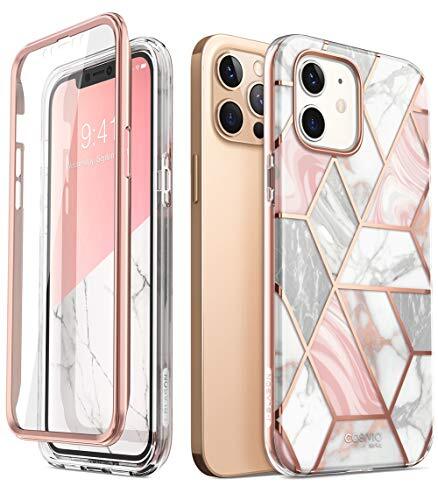 Supcase Cosmo Apple iPhone 12/12 Pro hoesje - marmer pink marmer pink