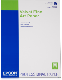 Epson Velvet Fine Art Paper, DIN A2, 260g/m², 25 Vel