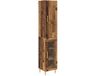 vidaXL Highboard, 2 stuks, Oud Hout, 34,5 x 34 x 180 cm, Bewerkt hout