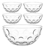 Leonardo CUCINA OPTIC Kommenset Rond Glas Transparant 5 stuk(s)