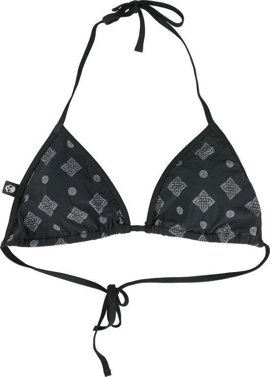 Black Premium by EMP Zwart bikinitopje met Keltische motieven - Dames - XXL