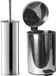 Zeller Badkamer/toilet accessoires - WC-borstel/pedaalemmer 3L- zilver
