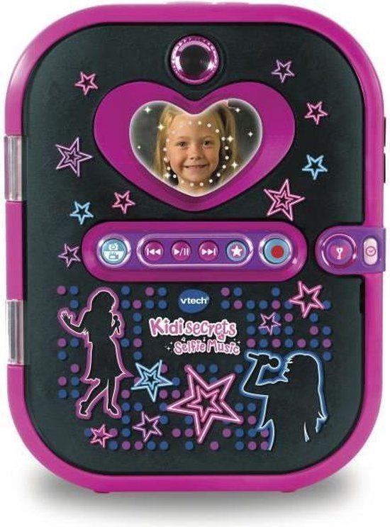 VTech KidiSecrets Selfie Music Agenda - Zwart