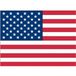 Bellatio Decorations Vlag van USA/Amerika stickers - 25x - 7.5 x 10 cm - Binnen/buiten - voor supporters