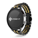 Strap-it Huawei Watch GT 3 46mm duo stalen schakel band (zwart/goud)