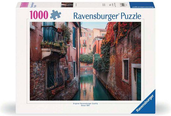 Ravensburger Puzzel Herfst in Venetië - 1000 stukjes - Landschap/Steden en Bouwwerken