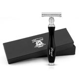 Haryali London 3 Edge Scheermes voor Mannen en Vrouwen - Smart Grip Lichaam & Gezichtsscheermes - Metallic Scheermes voor Mannen - Herbruikbaar Scheermes - Zwart