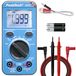 PeakTech P1071 Digitale multimeter 10 A AC/DC met auto-range-functie, hoogwaardige digitale multimeter met 2.000 counts lcd-display, robuuste stroommeter tot 600 V, CAT III 600 V