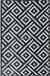 vidaXL Buitenkleed ARAKIL 190x290 cm PP wit en zwart