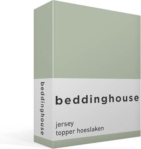 Beddinghouse Jersey Topper Hoeslaken - 160x200 cm - Groen