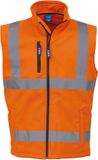 Yoko Signalisatiegilet van softshell YHV006 - Hi Vis Orange - L