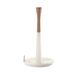 Guzzini - Tierra, ROLL&TEAR, Universele Keukenrolhouder in Gerecycled Kunststof - Melkwit, Ø 17xh 30,4 cm - 180200156
