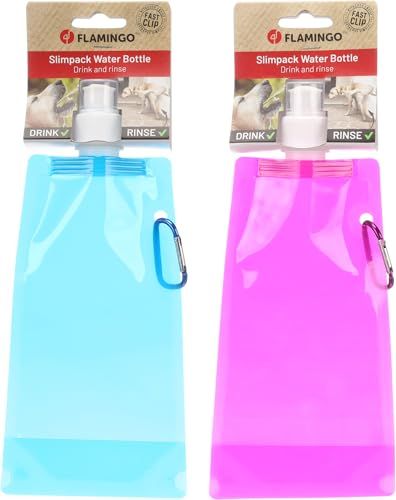 Flamingo Opvouwbare waterfles Pigo Meerdere kleuren 26,5cm 450ml