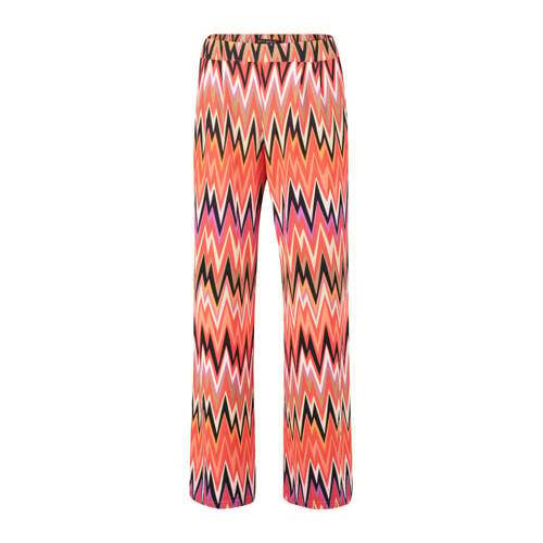 Betty Barclay Betty Barclay regular fit broek met all over print multi