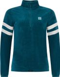Protest Prtmiek Skipully Femme Outdoor Fleece Sweater Manches Longues 1/4 Zip Rainstorm Blue XXL