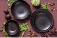 Palmer Ruston assiette creuse marron 21cm (6 pièces)
