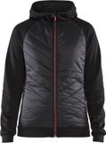 Blåkläder Dames hybride sweater 3464-2526 - Zwart/Rood - M
