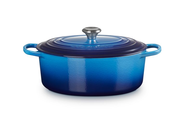 Le Creuset Signature Braadpan - 31cm - Azure - 6.3L