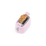 Salter Retro broodrooster 2 sneetjes, roze, 7 bruiningsstanden, 930 W