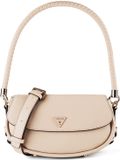 GUESS Danya Flap Shoulder Bag Taupe beige