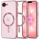 Tech-Protect MagFlex Mag iPhone 17e Roségold avec anneau magnétique