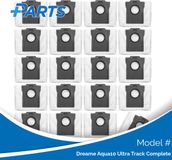 Plus.Parts Dreame Aqua10 Ultra Track Complete Stofzakken (20 Stuks, Plus.Parts® alternatief voor RDB8)