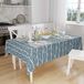 Bonamaison Tafelkleed, Anti-Mold, Sneldrogend, Waterdicht, 100% Polyester Tafellaken, Willekeurig patroon, 140 x 160 Cm - Ontworpen en Vervaardigd in Turkije