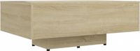 vidaXL Salontafel 85x55x31 cm Bewerkt Hout Sonoma Eikenkleurig