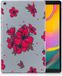 B2Ctelecom Samsung Galaxy Tab A 10.1 (2019) Tablethoesje Design Blossom Red