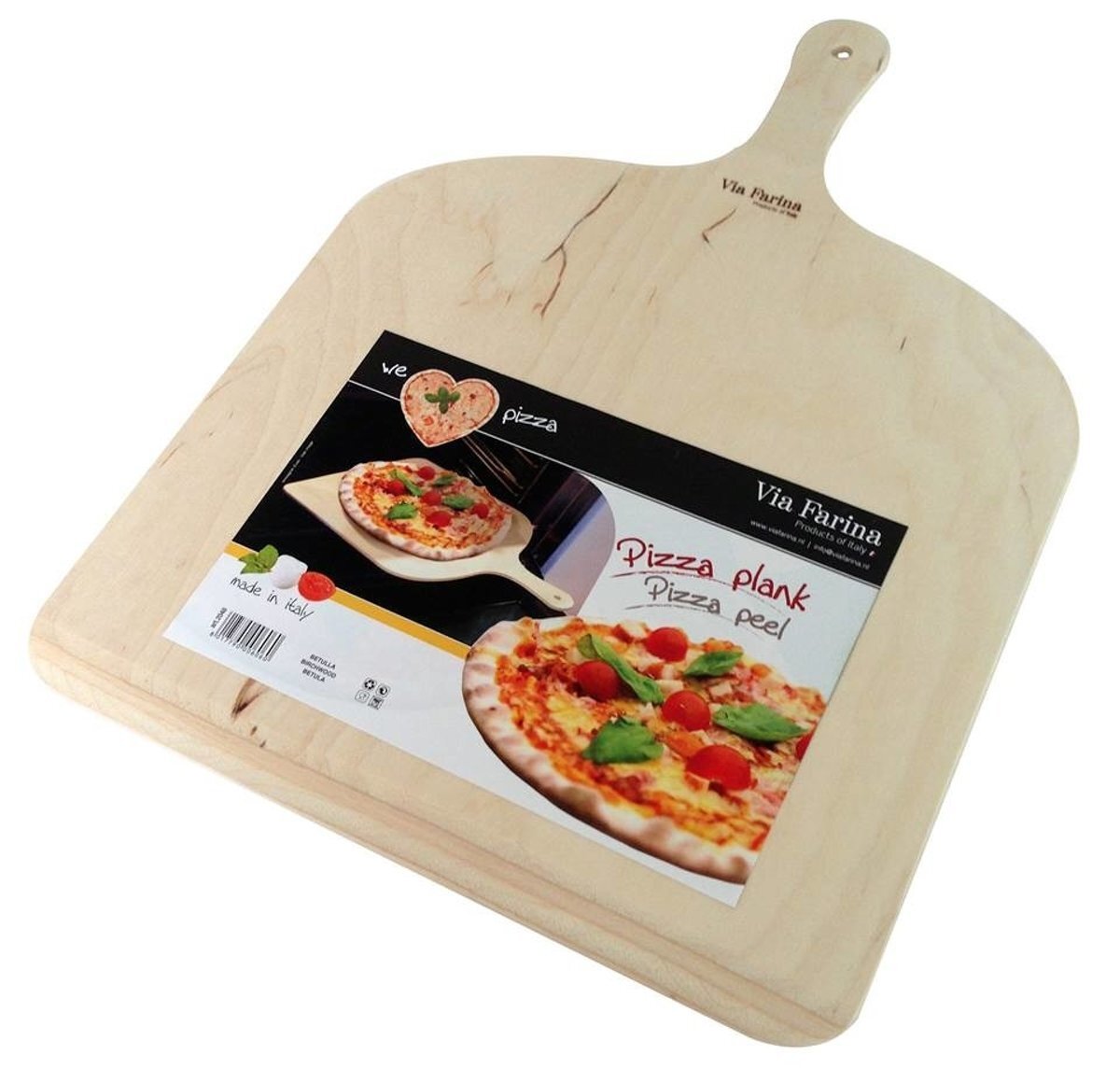 Eppicotispai Pizzaplank hout met handvat 30x41,5cm